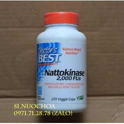 Viên uống Nattokinase 2000 Fus chai 270 viên hãng...