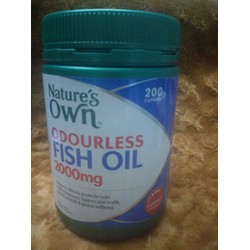 Dầu cá fish oil Nature’s own không mùi hàm lượng c...