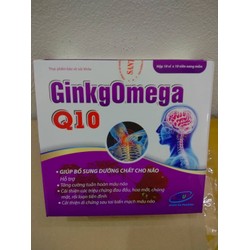 Hoạt huyết dưỡng não GINKGOMEGA Q10 - HỘP 100 VIÊN