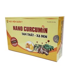 Nano curcumin tam thất xạ đen Học viện Quân y