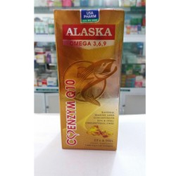 Viên uống Fish oil 369 Alaska Q10 lọ 100v