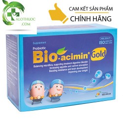 Cốm vi sinh Bio acimin Gold 30 gói bổ sung hàng tr...