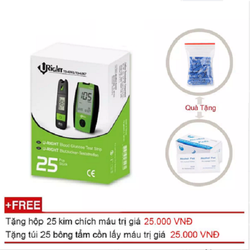 Combo 25 que thử,kim chích,BTC cho máy đường huyết...