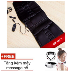 Máy massage toàn thân 8 vùng 220v 12v tặng kèm mas...