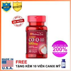 Điều trị các bệnh tim mạch Co Q10 QSORB 600 mg 30...