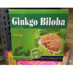 Viên uống bổ não Ginkgo Biloba extra 240mg hộp 100...