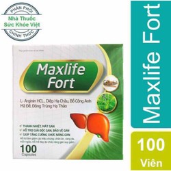 Maxlife Fort - Hỗ trợ điều trị viêm gan - gan nhiễ...
