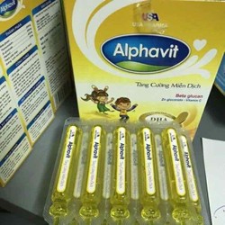 Alphavit Tăng Cường Miễn Dịch Cho Bé hộp 20 ống US...