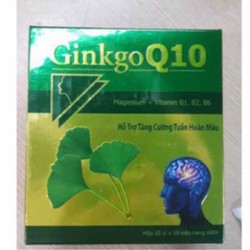 Ginkgo Q10 tăng cường trí nhớ hộp 100v