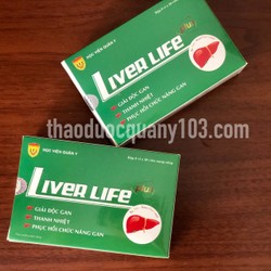 02 Hộp LIVER LIFE plus Giải độc gan Thanh nhiệt cu...