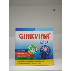 Viên bổ não Ginkvina 120 hộp 100 viên
