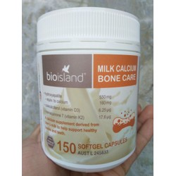 Bio Island Milk Calcium Bone Care 150 viên