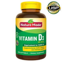 Vitamin D3 Nature Made 650 viên