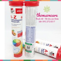 Viên sủi bổ sung vitamin Aktiv A-Z Multivitamin, c...