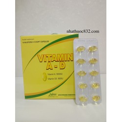 Vitamin A - D hộp 10 vỉ
