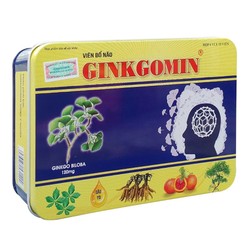 Viên bổ não Ginkgomin hộp sắt 60 viên