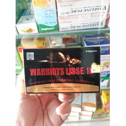 viên uống bổ thận warriots Lisse 1h hộp 4 viên