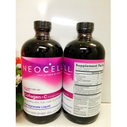 Mỹ - Nước uống Collagen Lựu Neocell Collagen +C 47...