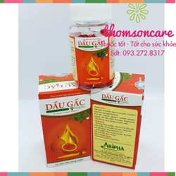 Dầu gấc Apipha dạng viên uống | Hỗ trợ tăng thị lự...