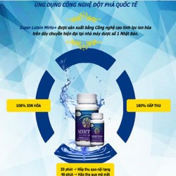 Viên uống bổ mắt Super Lutein Mirto Plus từ Nhật -...