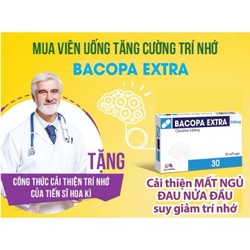[CHÍNH HÃNG]- Bổ não Bacopa Extra - Cải thiện mất...