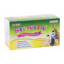 NIC - VITA - Bổ sung dưỡng chất cho trẻ