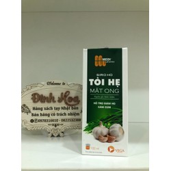 Siro ho tỏi hẹ mật ong 100ml