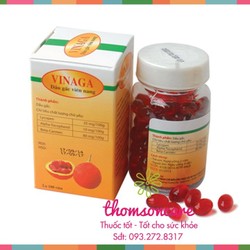Dầu gấc Vinaga lọ 100 viên Bổ sung vitamin A E , S...