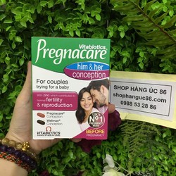Vitamin tổng hợp Vitabiotics Pregnacare him & her...