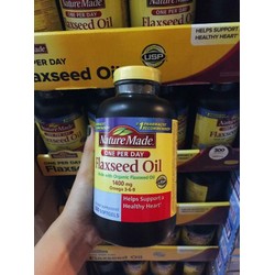 Hộp 300 Viên uống Nature Made Flaxseed oil 1400mg...