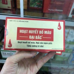 Hoạt huyết bổ máu Đại Bắc hộp 2 vỉ x 15 viên