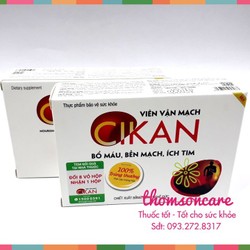 Viên vận mạch Cikan hỗ trợ bổ máu | Bền mạch |Tốt...