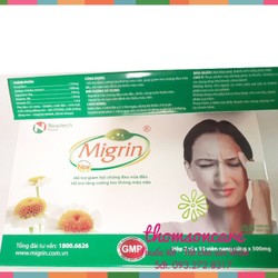 Migrin hỗ trợ giảm đau nửa đầu | Tăng cường lưu t...