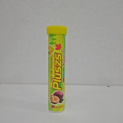 Pluszs viên sủi vị chanh leo tuýp 20 viên