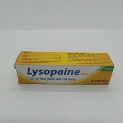 Viên ngậm Lysopaine giảm đau rát họng