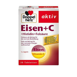 Viên uống bổ sung sắt và vitamin C Eisen + C + His...