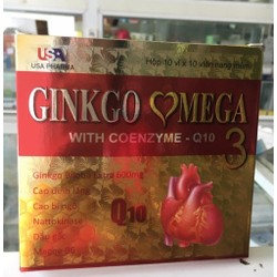Hoạt huyết dưỡng não GINKGO OMEGA 3 WITH COENZYME...