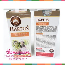 Canxi Hartus Bổ sung canxi cho trẻ từ 4 tháng tuổi...