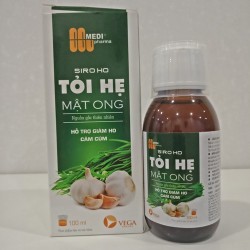 Siro tỏi hẹ mật ong lọ 100ml