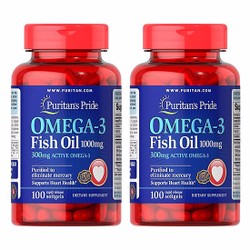 Combo 2 lọ dầu cá Omega 3 Fish Oil 1000mg của Puri...