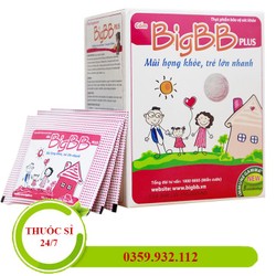 CỐM BIGBB PLUS HỒNG – GIÚP GIẢM VIÊM MŨI HỌNG, HO...