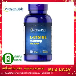 Thực phẩm chức năng L-LYSINE 1000mg Puritan's Prid...
