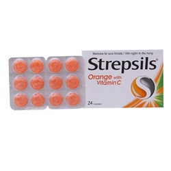 Strepsils vị cam