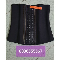 Đai nịt bụng latex hàng đẹp 17 xương thép cao 29cm