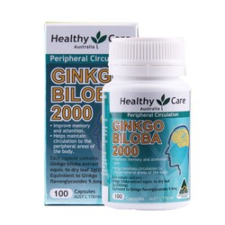 bổ não Healthy Care Ginkgo Biloba 2000mg 100 viên...
