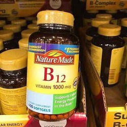 VIÊN UỐNG BỔ MÁU BỔ SUNG VITAMIN B12 NATURE MADE B...