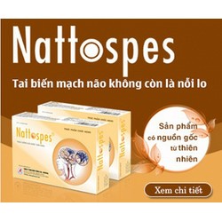 Nattospes - Hỗ trợ điều trị tai biến mạch máu não