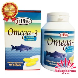 Oméga 3 Alaska UBB 100v – Ngăn ngừa bệnh tim mạch,...