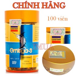 Omega 3 Úc viên uống Tinh dầu cá hồi Costar 1000mg...