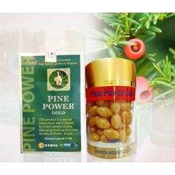 TINH DẦU THÔNG ĐỎ HÀN QUỐC PINE POWER GOLD 100 VIÊ...